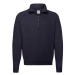 Granatowa bluza męska Zip Neck Sweat Fruit of the Loom