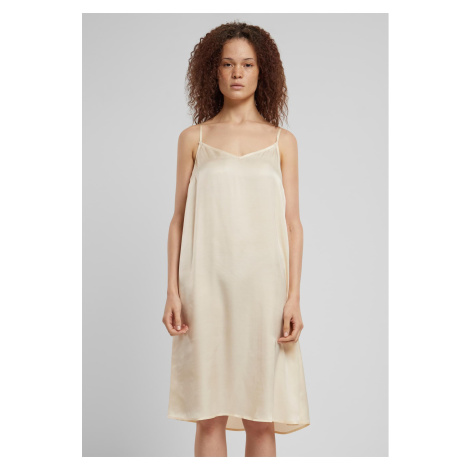 Women's nightgown Viscose Satin - cream Urban Classics