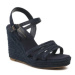 Tommy Hilfiger Espadrilky Essential Basic Wedge Sandal FW0FW07220 Tmavomodrá