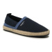 Pepe Jeans Espadrilky Tourist Camp Knit PMS10313 Tmavomodrá