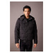 DEFACTO Slim Fit Hooded Faux Fur Lined Puffer Down Coat