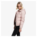 Bunda Urban Classics Ladies Hooded Puffer Jacket Light Pink