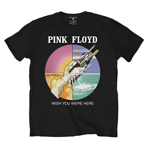 Pink Floyd Tričko WYWH Circle Icons Unisex Black