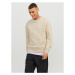 Jack&Jones Mikina Classic 12240188 Béžová Relaxed Fit