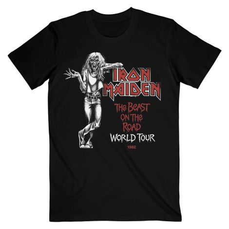 Iron Maiden tričko Beast Over Hammersmith World Tour '82 Čierna