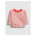 Baby tričko stripe t-shirt Červená