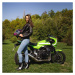 Dámska kožená moto bunda W-TEC Corallia Farba Black