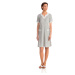 Pohodlné jednobarevné froté šaty GRAY MELANGE S model 15202388 - Vamp