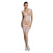 Passion ECO BS014 white - Bodystocking Farba: Biela