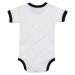 Babybugz Dojčenské body s krátkym rukávom BZ19 White