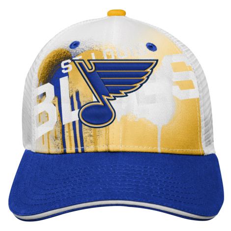 St. Louis Blues detská čiapka baseballová šiltovka Paint Splatter Fashion Meshback