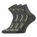 VOXX ponožky Franz 03 tmavo šedé melé 3 páry 113612