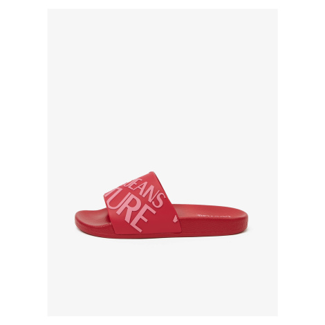 Versace Jeans Couture Red Slippers - Ladies