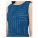 Letné a plážové šaty pre ženy Trendyol - modrá
