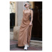 Madmext Mink Strap Long Wrapped Dress