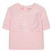 Šaty pre bábätká Karl Lagerfeld ružová farba, mini, rovný strih