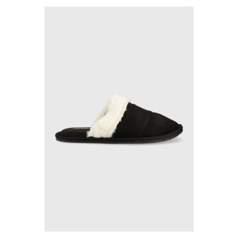 Papuče Polo Ralph Lauren Kelcie čierna farba, RF103567