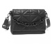 Čierna extravagantná crossbody kabelka "Chain"