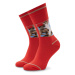Stereo Socks Ponožky Vysoké Unisex Wet Nightmare Červená