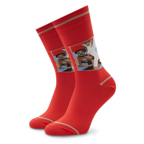 Stereo Socks Ponožky Vysoké Unisex Wet Nightmare Červená