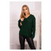 V-neck sweater dark green