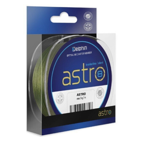 Delphin Astro 8 Green 0,23 mm 300 m 36,3 lbs Šnúra