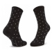 Tommy Hilfiger Súprava 2 párov vysokých dámskych ponožiek 100001493 Čierna