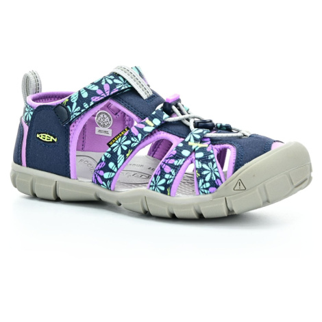 Keen Seacamp II Black Iris/African Violet AD (CNX) barefoot sandále 38 EUR