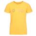 Žlté dievčenské tričko NAX Goreto