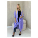 Linen cloak purple