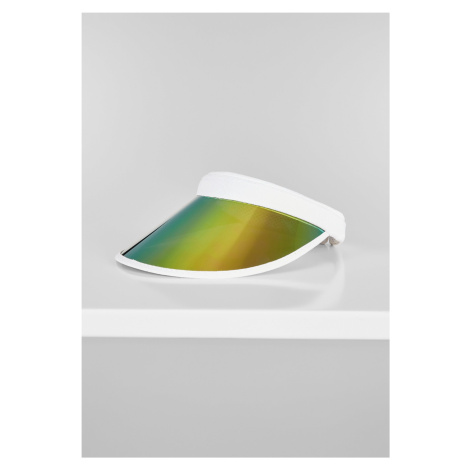 Holographic shield white/multicolored