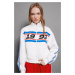 DEFACTO Cool Loose Fit Printed Zippered Thick Sweatshirt