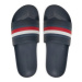 Tommy Hilfiger Šľapky Pool Slide FM0FM05233 Tmavomodrá