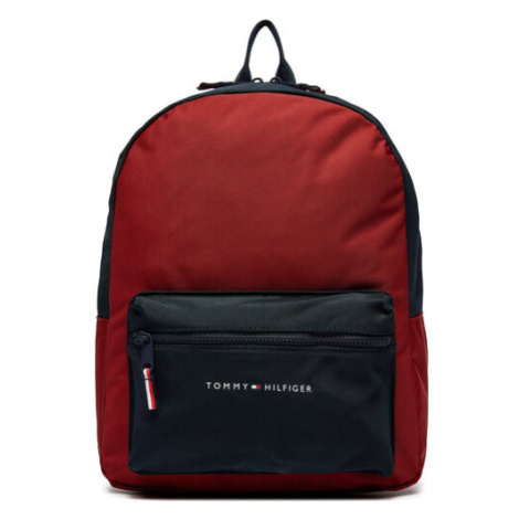 Tommy Hilfiger Ruksak Essential Colorblock Backpack AU0AU01917 Červená