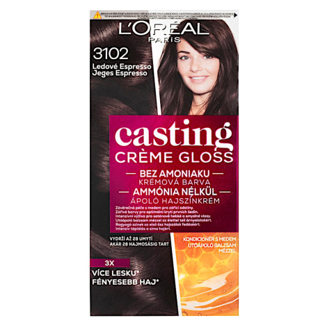 Preliv bez amoniaku Loréal Casting Créme Gloss - 3102 ľadové espresso - L’Oréal Paris + darček z