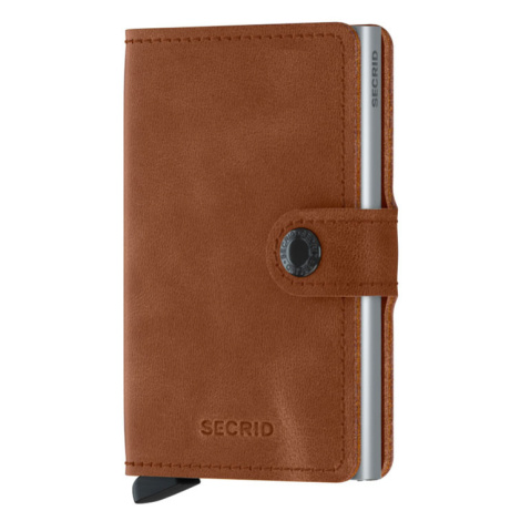 Secrid Miniwallet Vintage Cognac-Silver - Unisex - Doplnok Secrid - Hnedé - MV-Cognac-Silver