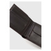 Kožená peňaženka Calvin Klein pánsky, hnedá farba, K50K507896
