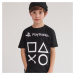 Reserved - Bavlnené tričko PlayStation - Čierna
