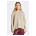 SVETER GANT D1. LOUNGE C-NECK SWEATER SOFT OAT