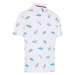 Callaway Golf Novelty Print Mens Bright White Polo košeľa