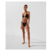 Plavky Karl Lagerfeld Karl Dna Glam String Bottoms Black