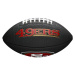 Wilson MINI NFL TEAM SOFT TOUCH FB BL SF Mini lopta na americký futbal, čierna, veľkosť