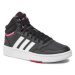 Dámska rekreačná obuv ADIDAS Hoops 3.0 Mid core black cloud white pink fusion