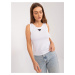 BIELY REBROVANÝ BASIC TOP DHJ-TP-8962.20-WHITE