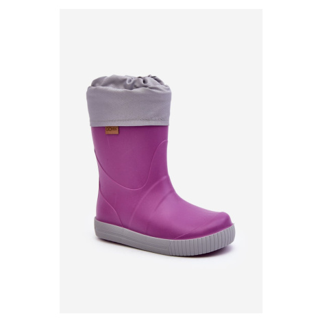 Lemigo Detské galoshes s Warner Snow Wave Gokids 981 Purple