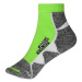 James&amp;Nicholson Unisex športové ponožky JN214 Bright Green