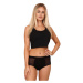 Menštruačné nohavičky Bodylok Bambus Hi-Waist Black silná menštruácia (BD2204)