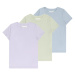 Abercrombie & Fitch Tričko  pastelovo modrá / pastelovo zelená / pastelovo fialová