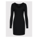 Brave Soul Každodenné šaty LDRJ-544SUZIE Čierna Slim Fit