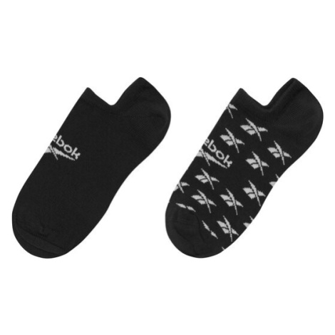 Reebok Súprava 3 párov kotníkových ponožiek unisex CL FO Invisible Sock GG6679 Čierna